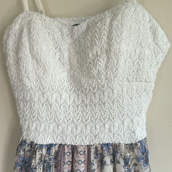 Lily Rose Floral Spaghetti Strap Maxi Dress Size M - Picture 6 of 7